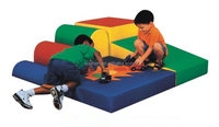 Blocs de construction de couleur douce, jouets éducatifs pour enfants, pièces