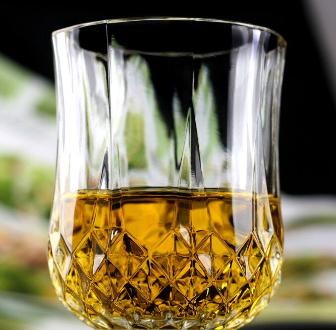 Factory direct supply square whiskey glass cup