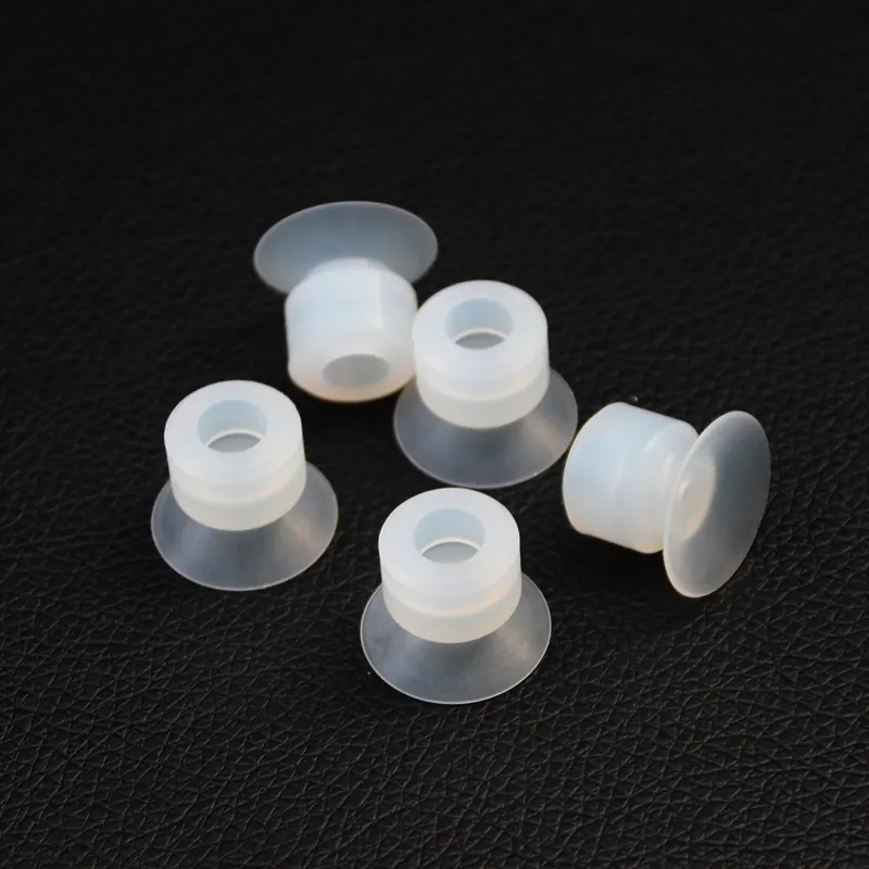 SP Flat round Silicone Rubber vacuum suction cups for glass mobile phone screen