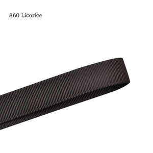 Cinta de grogrén a rayas, suave, sólida, 0,5 pulgadas (13mm) - Product Image 3