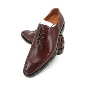 Zapatos de vestir de cuero genuino para hombre, calzado Formal para oficina, a la moda, precio barato