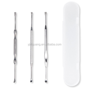 Kit de nettoyage d'oreilles en acier inoxydable de haute qualité, 3 pièces, avec boîte de transport en plastique - Product Image 6
