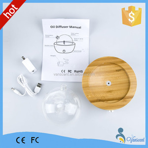 130ml di Vetro di Bambù USB Aroma <span class=keywords><strong>Diffusore</strong></span> Elettrico <span class=keywords><strong>Diffusore</strong></span> di Aroma <span class=keywords><strong>Diffusore</strong></span> di Olio Essenziale <span class=keywords><strong>Diffusore</strong></span> - Product Image 6