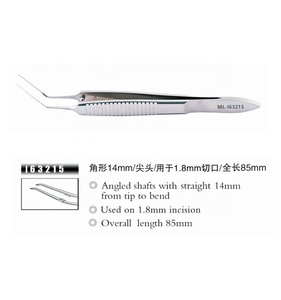 Mata Instrumen Bedah Terbaik dan Toko Stainless Steel <span class=keywords><strong>Capsulorhexis</strong></span> <span class=keywords><strong>Forceps</strong></span> ML-I63215 Kualitas - Product Image 2