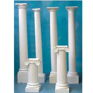 2024 factory sales waterproof outdoor durable fiberglass decorative columns