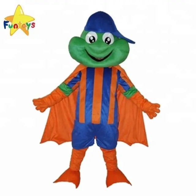 Funtoys Make Happy Frog Costume de mascotte pour adulte personnalisé