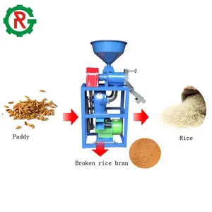 Thailand Paddy rice milling huller machine/mini rice milling plant