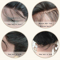 Perruque en cheveux humains vierges indiens Remy, sans colle, avec dentelle transparente HD complète, couleur brun cendré clair, perruque 360 en dentelle complète avec bande élastique