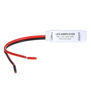 100pc/Lot Cheap Model Mini Amplifier for RGB LED Strip DC12V 5050/3528 Mini RGB Amplifier