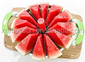 29*21cm thép không gỉ bền dưa hấu Slicer và dưa cắt hoàn hảo dưa đỏ corer dao vật liệu kim loại - Product Image 2