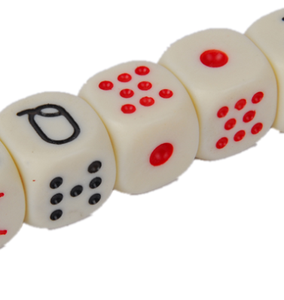 โป๊กเกอร์งาช้างที่กำหนดเองและชุดลูกเต๋าคพ็อต,ลูกเต๋า <span class=keywords><strong>JQK</strong></span> - Product Image 5