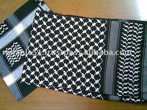 YASHMAGH Foulard arabe pour homme Palestine Kuffiyeh Ghutra Keffiyeh Carré Désert Écharpe avec Logo personnalisé pour l'automne - Product Image 5