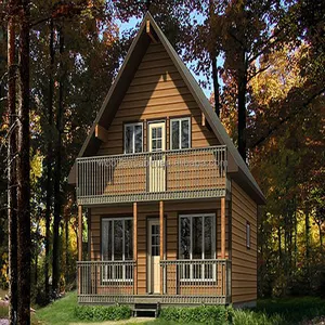 低成本的 3d 卧室房子地板计划出售建筑木房子