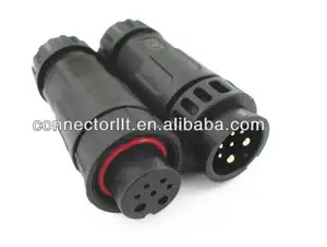 2+5 Pin power and signal connector male plug to female socket waterproof connector