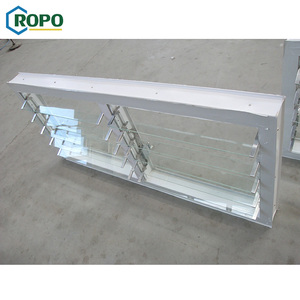 Thông gió màn trập Kính <span class=keywords><strong>louver</strong></span> jalousie uPVC cửa sổ nhựa - Product Image 5