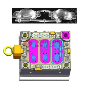 Molde de plástico para lentes de proyector óptico, en lugar de reflectores BMC