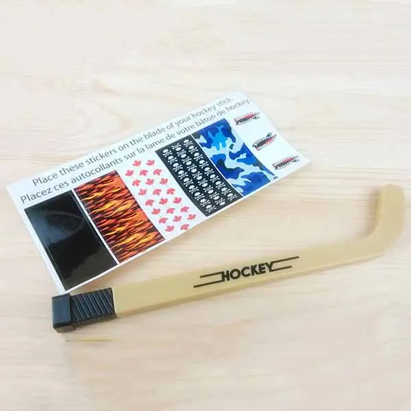 New Design Customized Wooden Hockey Stick Pen Logo Novelty Pens