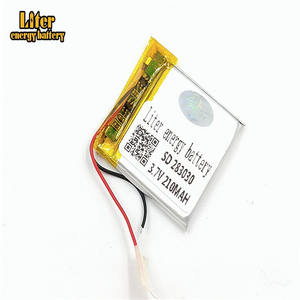 Rechargeable battery lithium polymer battery battery 3,7 V 283030, 210 mah Li-ion battery's warehousing - Product Image 2