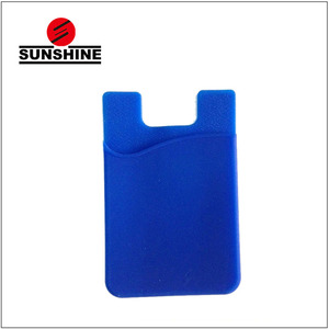 Custom Fashion Portable Silicone Phone Wallet Card Holder Adhesive Promotional Business Gifts for Promotions & Giveaways