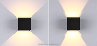 Sannce RoHS — éclairage mural pour l'extérieur led, conforme à la norme IP65, montage en surface sur panneau, applique murale