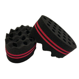 Éponge à cheveux professionnelle 8 ondes pour barbier, <span class=keywords><strong>brosse</strong></span> torsadée, vente en gros, OEM accepté, nouveauté très demandée - Product Image 1