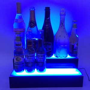 LED Bar Bottle <strong>Display</strong> Shelves 3 Steps Illuminated Bar <strong>Display</strong> <strong>Units</strong> - Product Image 5