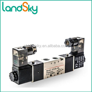 LandSky 3 wege-magnetventil 4V110 M5 Interne pilot exteranl pilot port größe M5 5 port 2 position - Product Image 3