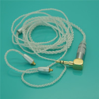 6N MMCX de plata pura cable para Shure/campanile/Sonny auricular SE215/SE535/SE325/UE900