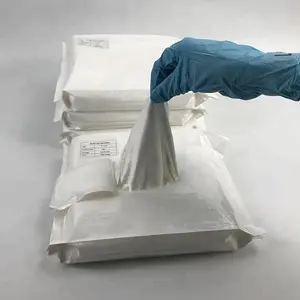 一次性9x 9inch激光切割类100无绒半导体清洁100% 涤纶洁净室刮水器布