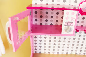 Ensemble de <span class=keywords><strong>cuisine</strong></span> de jeu d'imitation rose de haute qualité 2025, <span class=keywords><strong>simulation</strong></span> pour garçons et filles, armoire en bois, jouets de <span class=keywords><strong>cuisine</strong></span> pour enfants - Product Image 4