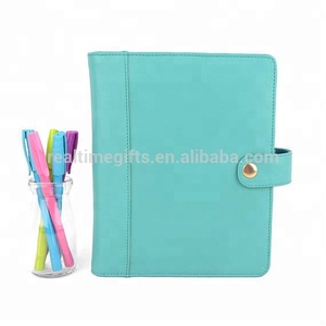 Porte-documents en <span class=keywords><strong>cuir</strong></span> PU, 1 pièce, support de conférence d'affaires, <span class=keywords><strong>organisateur</strong></span> de dossier en <span class=keywords><strong>cuir</strong></span> rose A5 - Product Image 5