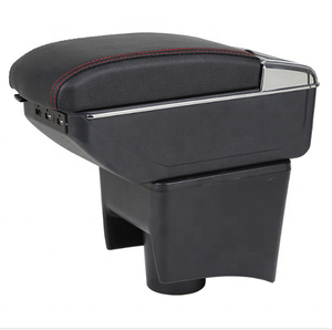 Consola Central de Lujo Daiao para Auto, Caja de Almacenamiento con Cargador USB y Diseño Giratorio para VW Jetta/<span class=keywords><strong>Skoda</strong></span> Superb <span class=keywords><strong>Fabia</strong></span> Octavia - Product Image 5