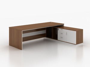 Administrador de escritorio de madera melamina con <span class=keywords><strong>el</strong></span> lado del gabinete mesa de oficina guangzhou muebles - Product Image 2