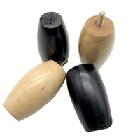 Pieds de lit en bois coniques 8cm 10cm 12cm 15cm pour accessoires de meubles Pieds de table basse en bois