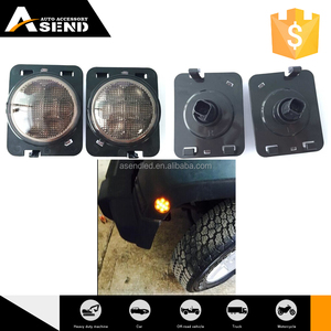 Led drl señal de vuelta de la bicicleta turn signal light 3 w LED llamaradas de la defensa para Jeep - Product Image 2