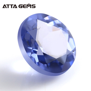 Ittrio Alluminio Granato Pietra YAG Rotondo Briant Cut Blu Della Pietra Preziosa Per Il Diamante Sostituto - Product Image 3