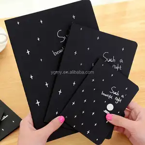Notebook Diary Black Paper Notepad 16K 32K 56K Sketch Graffiti NotebookためDrawing Painting Office School Stationery Gifts