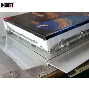 8CM side snap aluminium frame profile for outdoor light box
