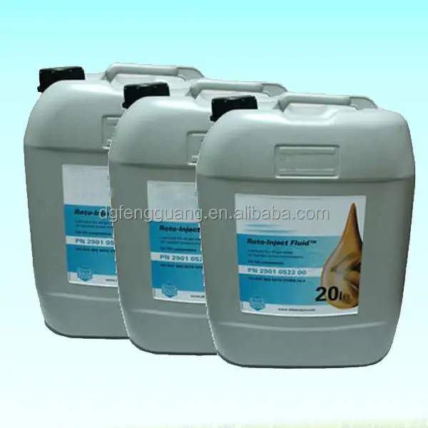 China factory wholesale compressor lubricant oil for synthetic air compressor roto inject fluid 20L