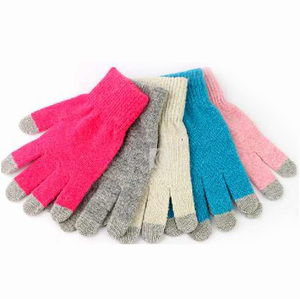 Hot vente Cheap hiver chaud écran tactile <span class=keywords><strong>gants</strong></span> de tricot pour femmes et hommes - Product Image 6