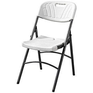 Hot Sale <strong>White</strong> HDPE Easy <strong>Folding</strong> Plastic <strong>Chair</strong> for Outdoor Furniture - Product Image 2