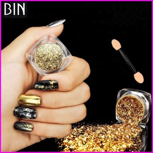 2017 BIN Shiny Silver Gold Pigment <strong>Chrome</strong> <strong>Nail</strong> <strong>Powder</strong> - Product Image 4