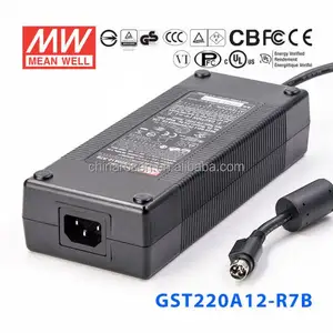 MW Mean Well GS220A12-R7B 12V 15A 180W AC-DC Green Industrial Adaptor 