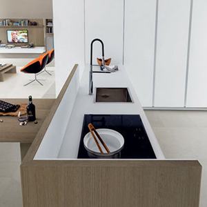 Usine de <span class=keywords><strong>cuisine</strong></span> en placage de bois de Style moderne, chine - Product Image 2