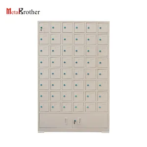 Cell Phone Charging Station Steel Lockers Modern 48 Doors Electronic Metal Smart Phone Charger Locker Cabinet Supplier Direct