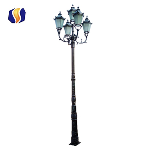 Calle <span class=keywords><strong>hierro</strong></span> <span class=keywords><strong>fundido</strong></span> postes <span class=keywords><strong>de</strong></span> iluminación jardín farola - Product Image 1