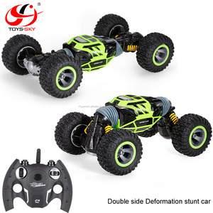 2.4 GHz 4WD Hyper Vehículo de juguete de doble cara coche del truco del RC Rock crawler 1/10 girar modelo para la venta - Product Image 1