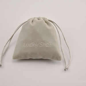 <span class=keywords><strong>Achat</strong></span> Direct de la chine de bonne qualité de l'environnement gris pochette en velours - Product Image 3