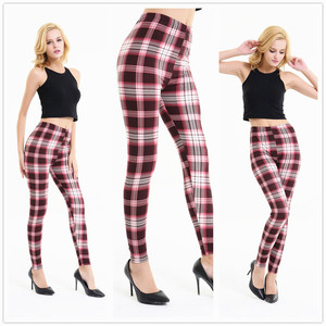 Commercio all'ingrosso 92% poliestere 8% spandex yummy doppio spazzolato OS TC più il formato burrosa super morbido personalizzata stampato leggings per le donne - Product Image 6