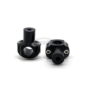 Elevadores de manillar de motocicleta de 1 ", abrazadera de calavera para Honda Suzuki Yamaha Kawasaki <span class=keywords><strong>KTM</strong></span> y <span class=keywords><strong>Harley</strong></span> <span class=keywords><strong>Davidson</strong></span> Cruisers - Product Image 6